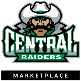 Central Community College Raiders marketplace banner logo