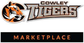 Cowley College Tigers marketplace banner logo
