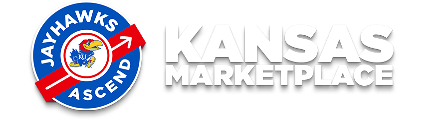 Kansas Jayhawks marketplace banner logo