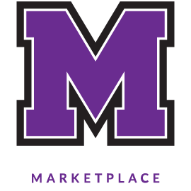 Mount Union Purple Raiders marketplace banner logo