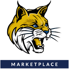 UC Merced Bobcats marketplace banner logo