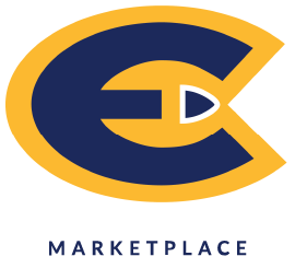 UW-Eau Claire Blugolds  marketplace banner logo